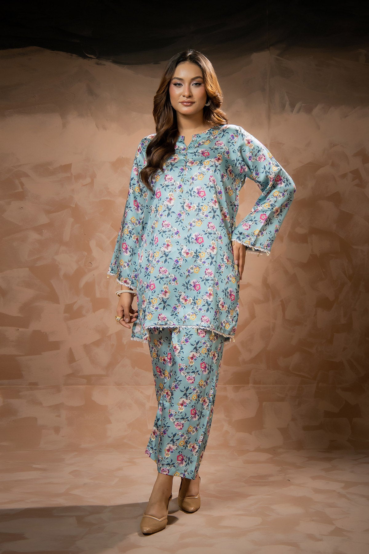 Floral Grace Printed Co-Ord Set