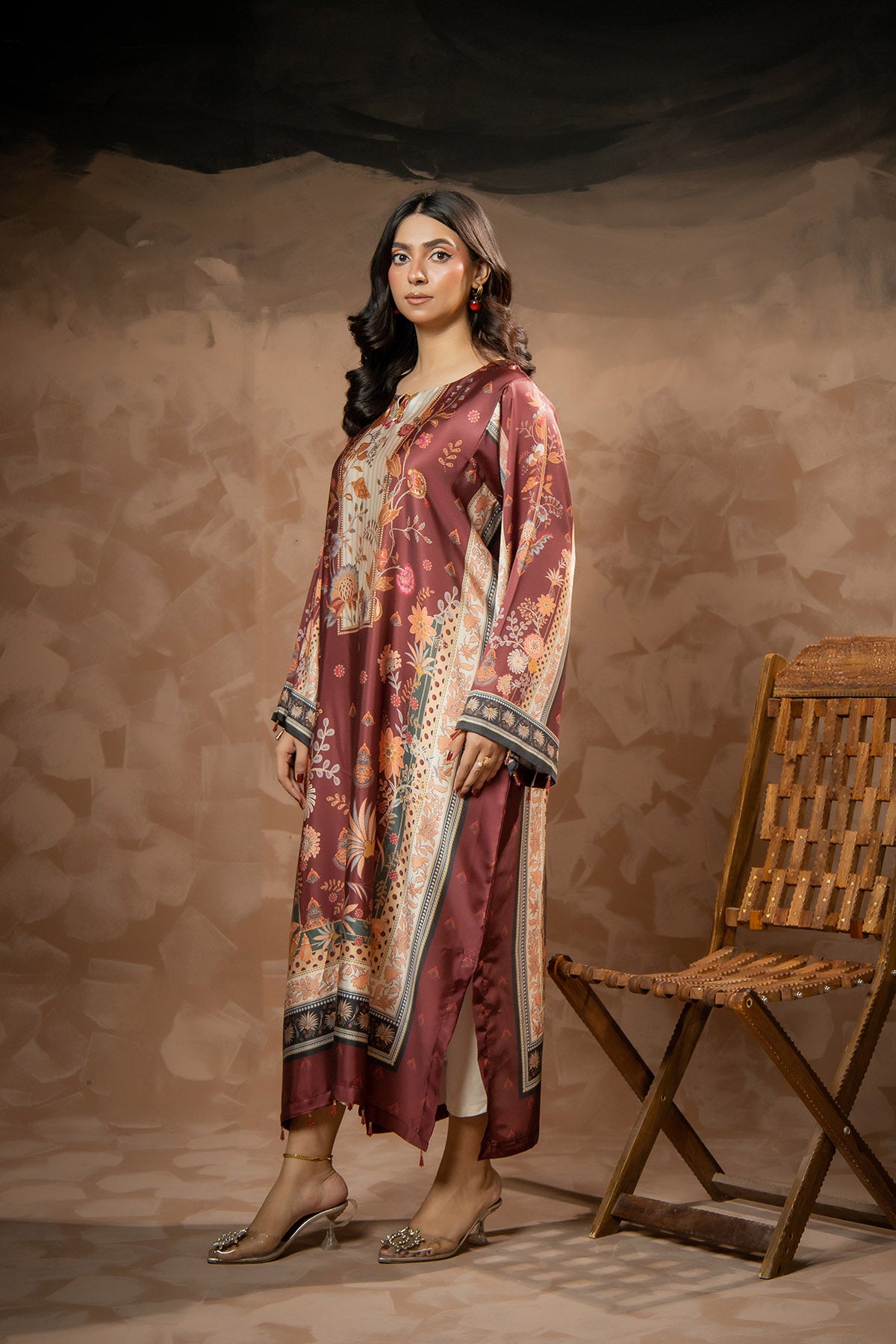 Autumn Muse Printed Kaftan