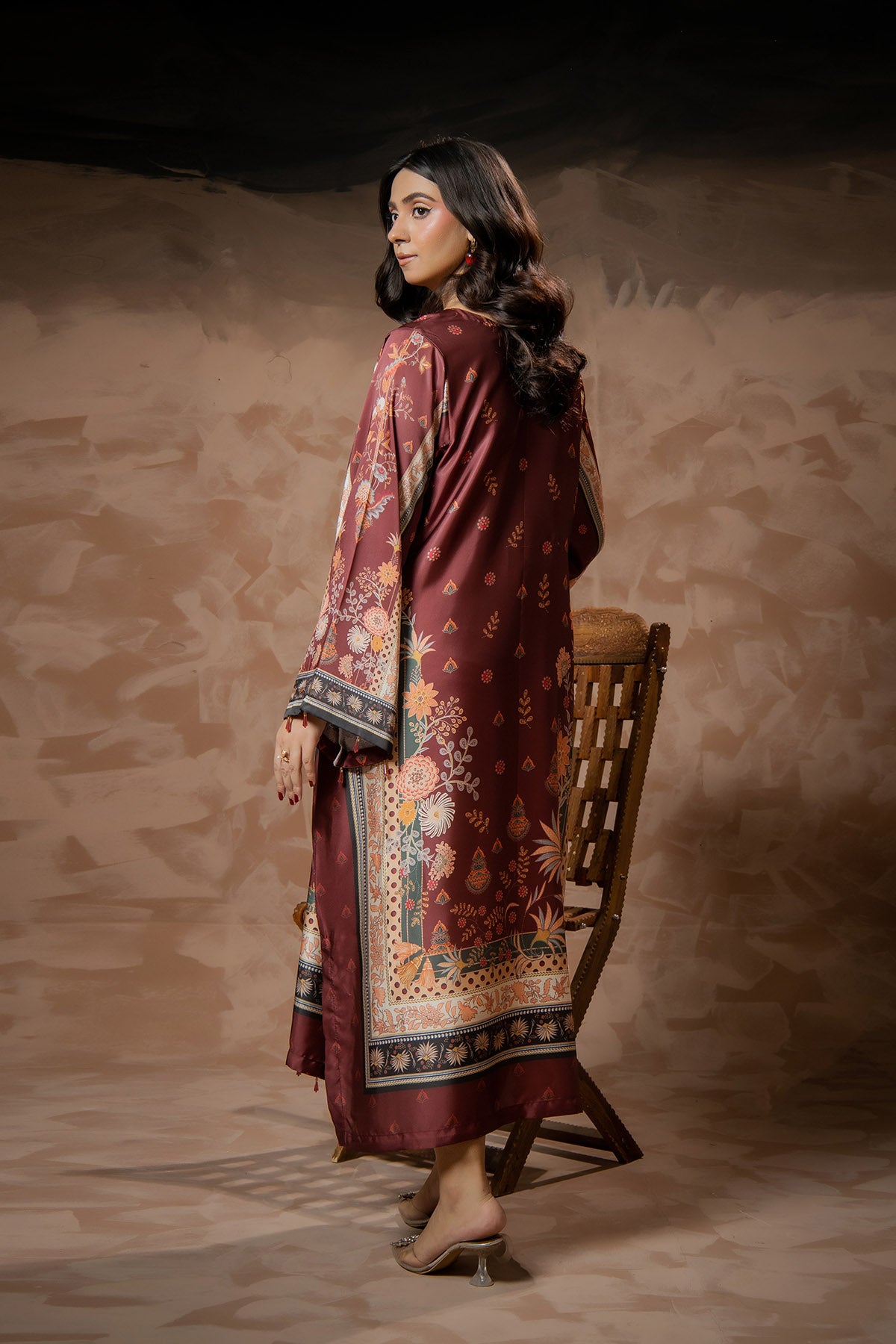 Autumn Muse Printed Kaftan