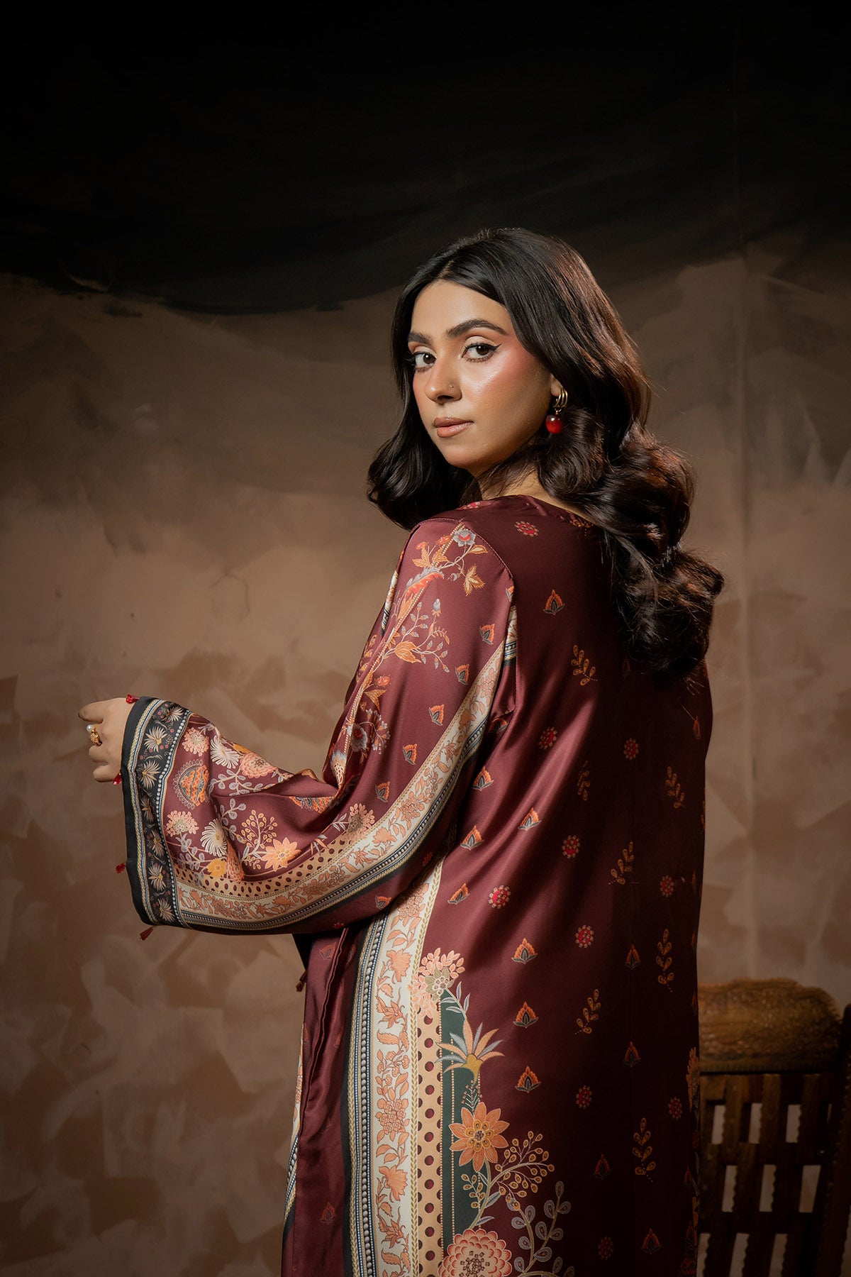 Autumn Muse Printed Kaftan