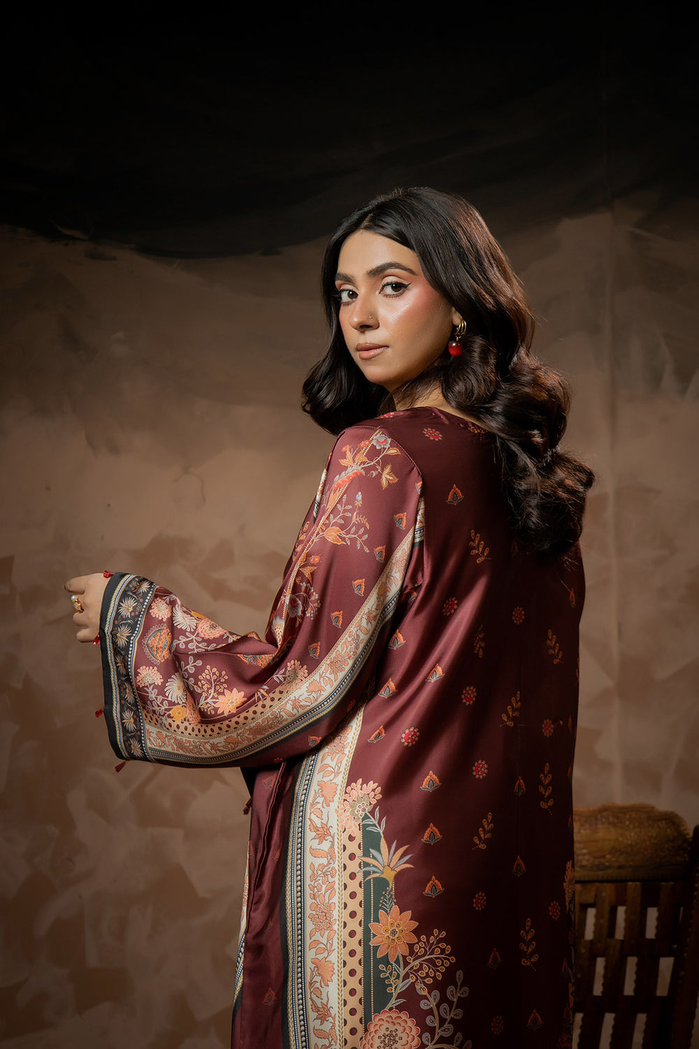 Autumn Muse Printed Kaftan