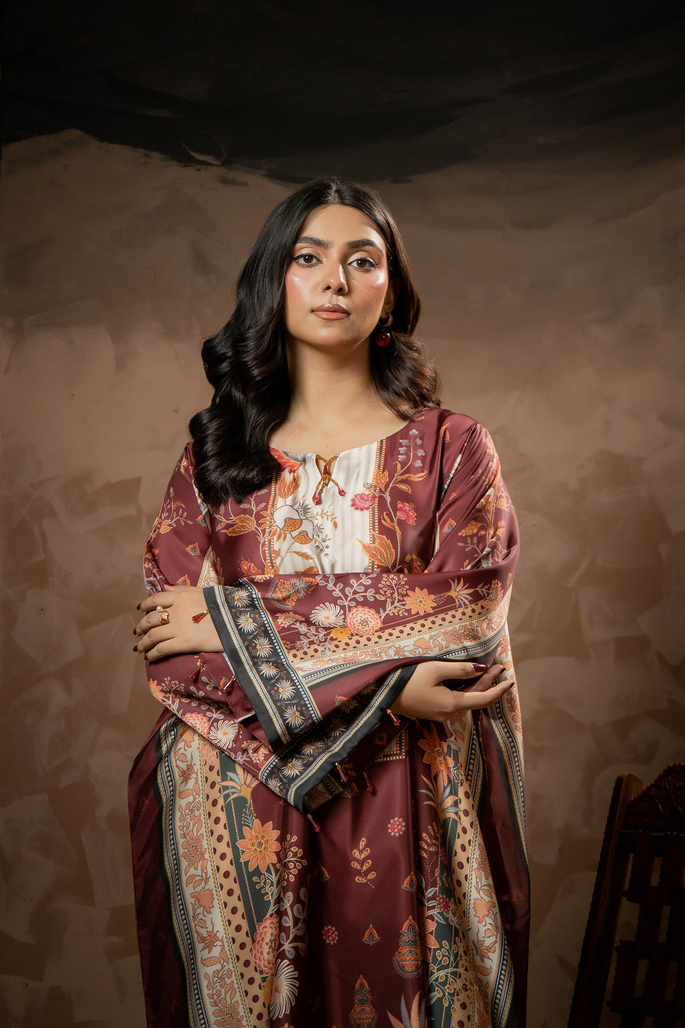 Autumn Muse Printed Kaftan