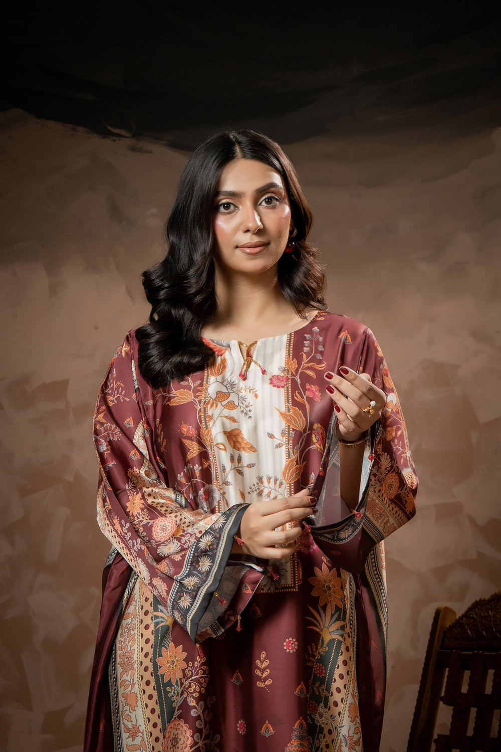 Autumn Muse Printed Kaftan