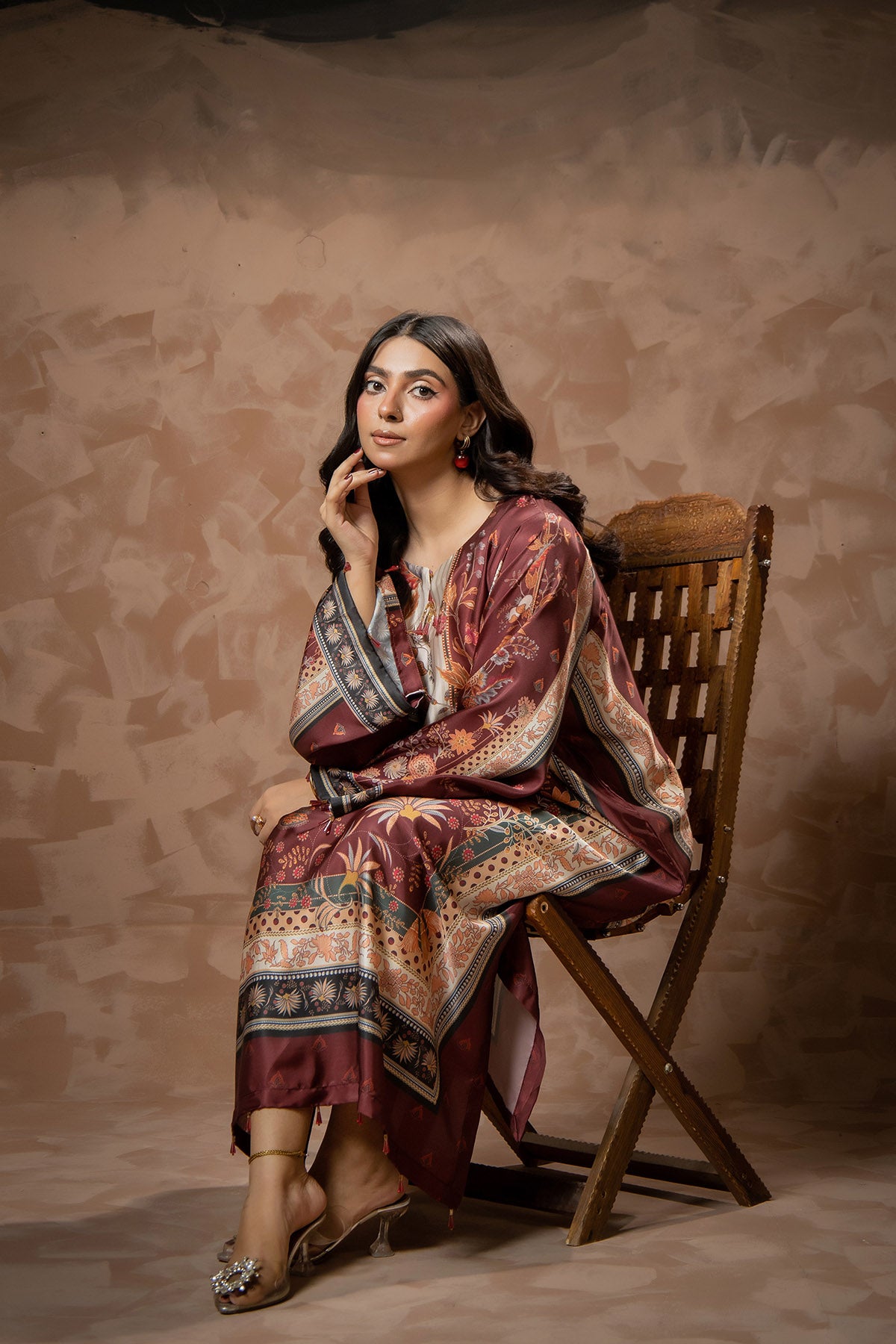 Autumn Muse Printed Kaftan