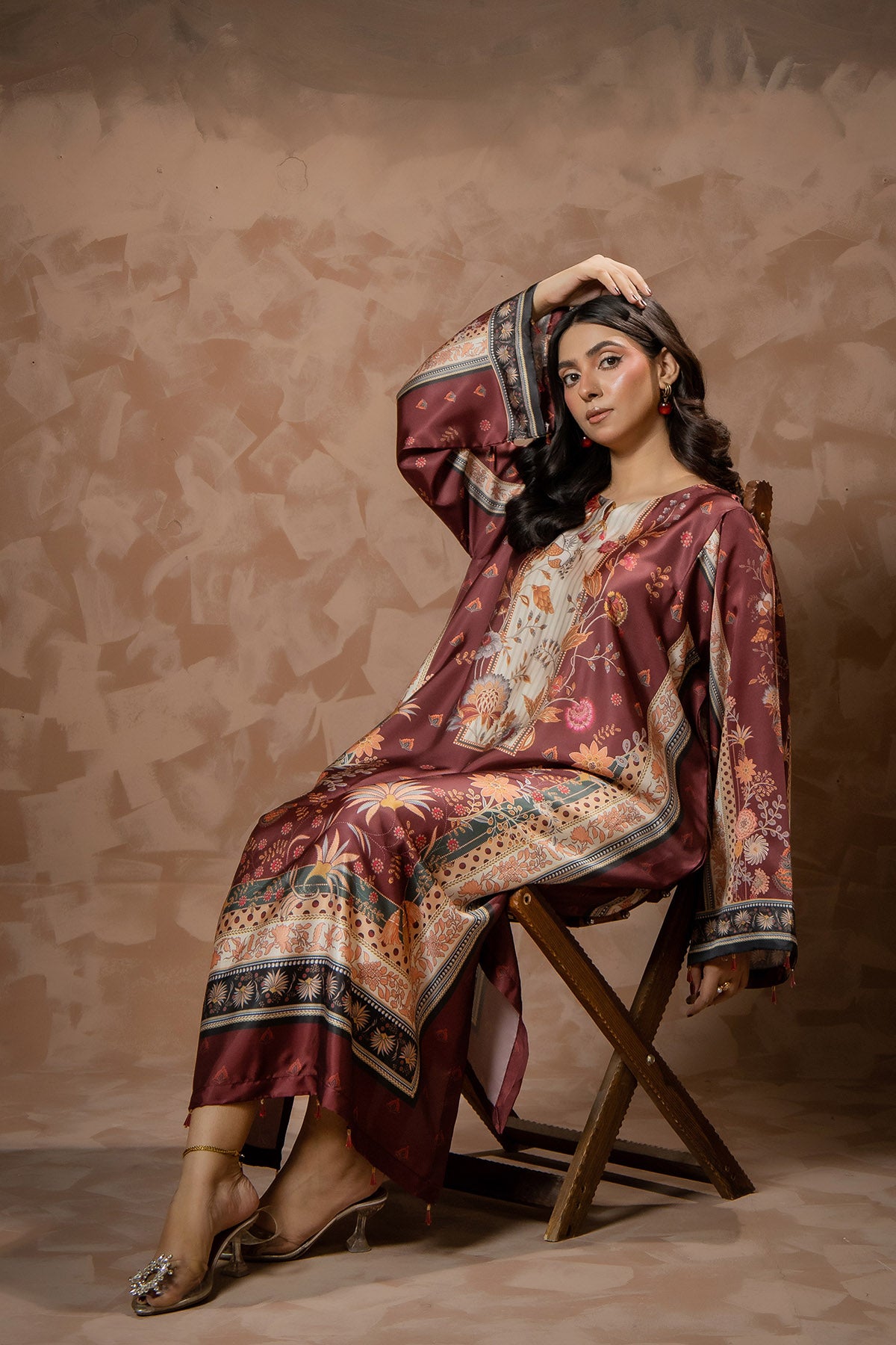Autumn Muse Printed Kaftan