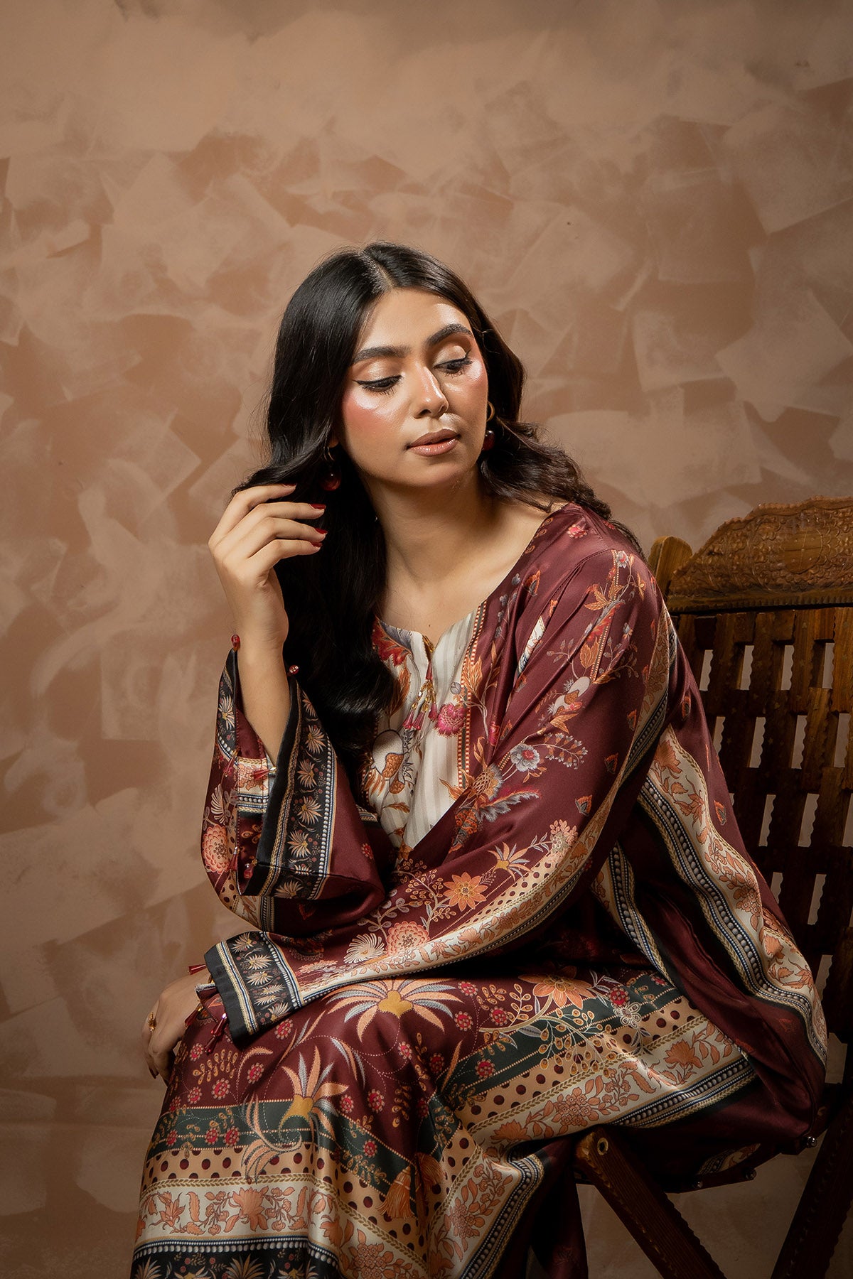 Autumn Muse Printed Kaftan