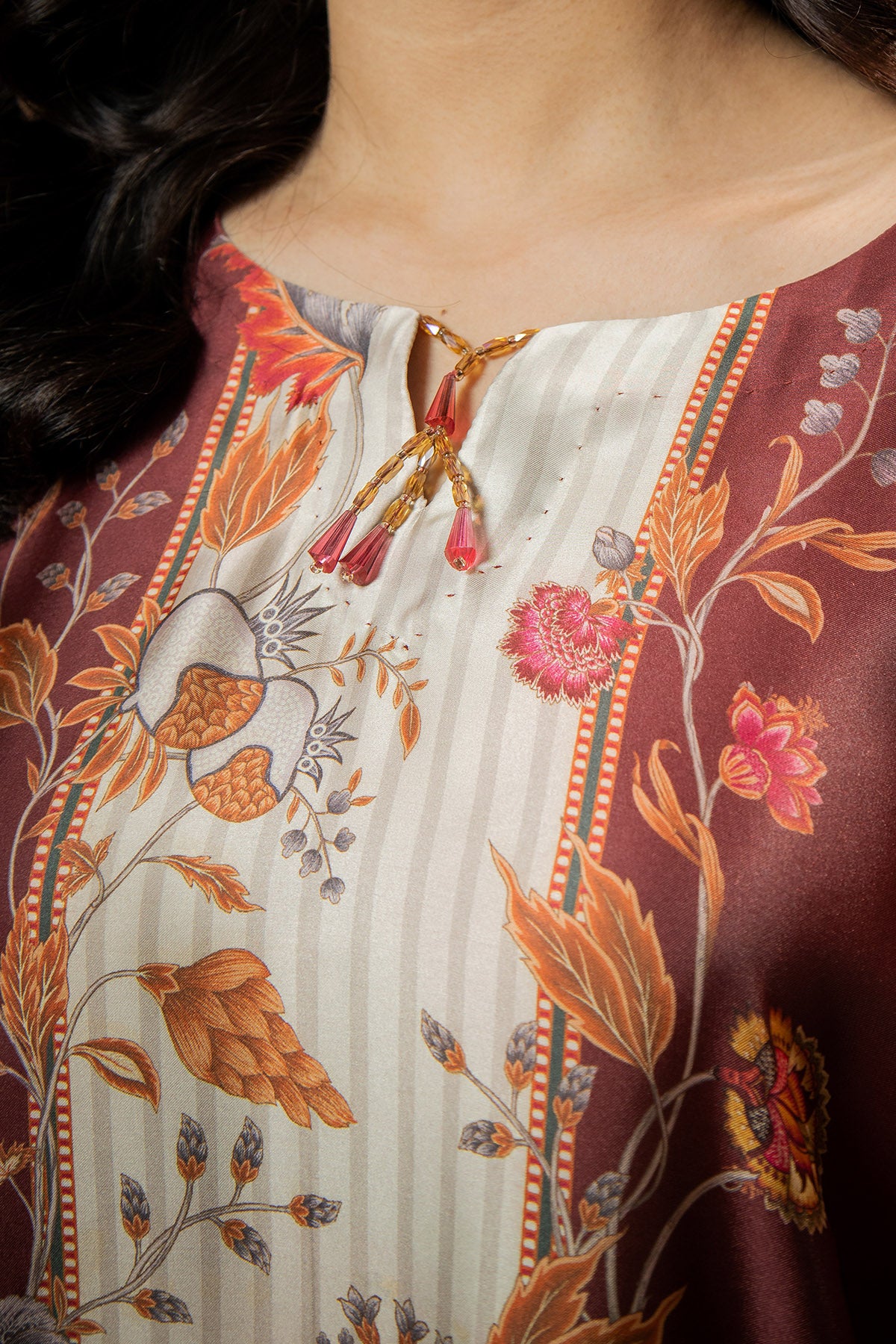 Autumn Muse Printed Kaftan