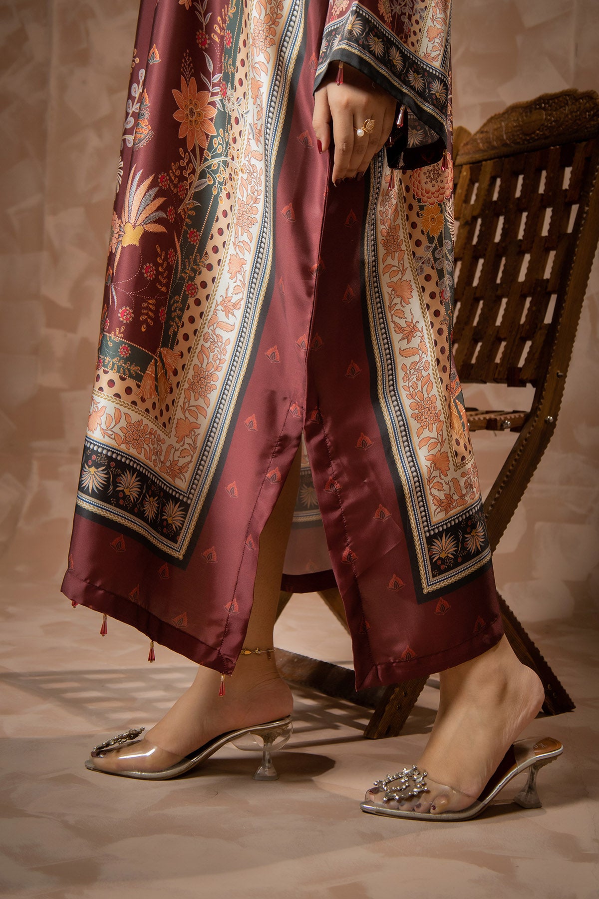 Autumn Muse Printed Kaftan